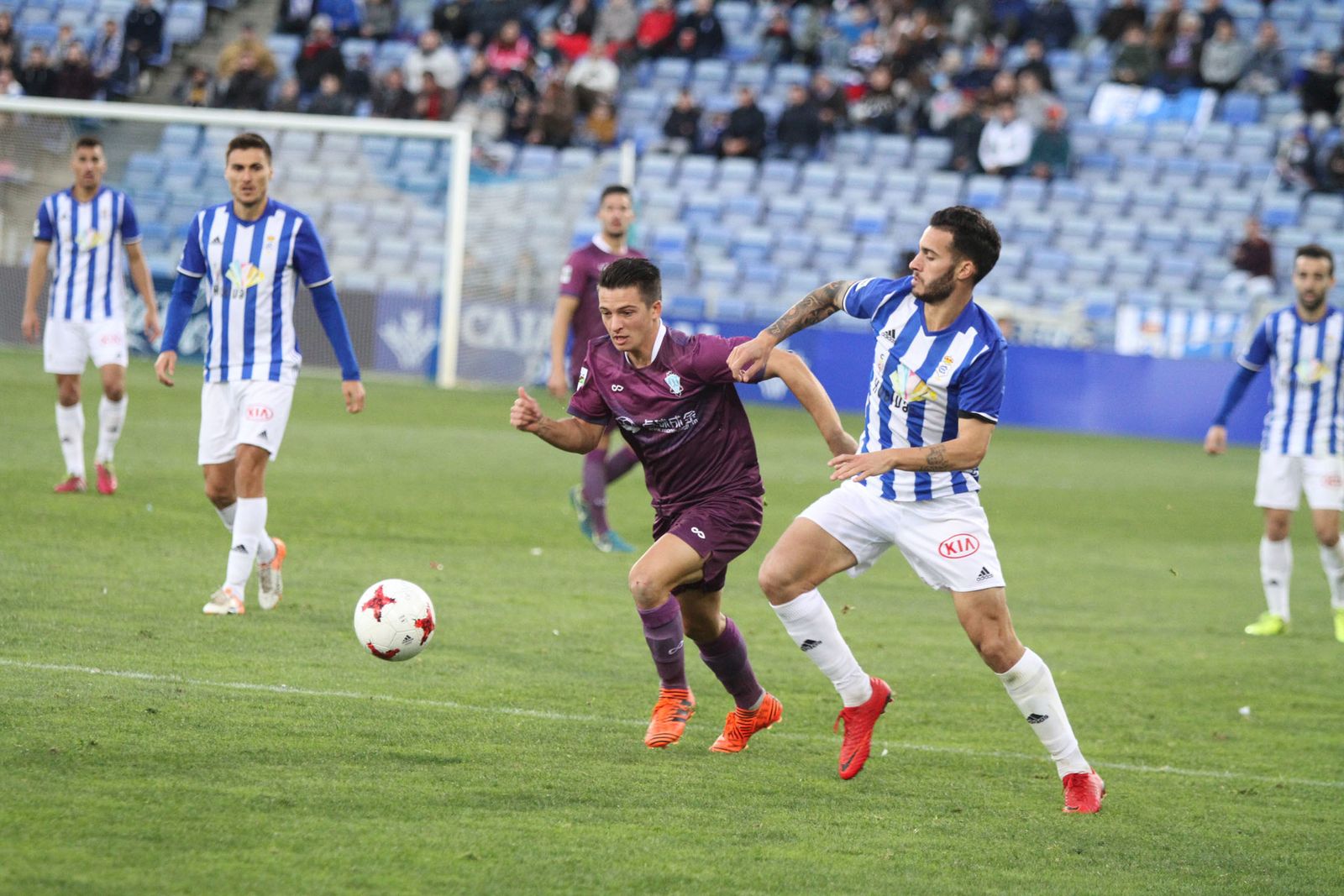 Imágenes del partido entre el Recreativo de Huelva y Jumilla