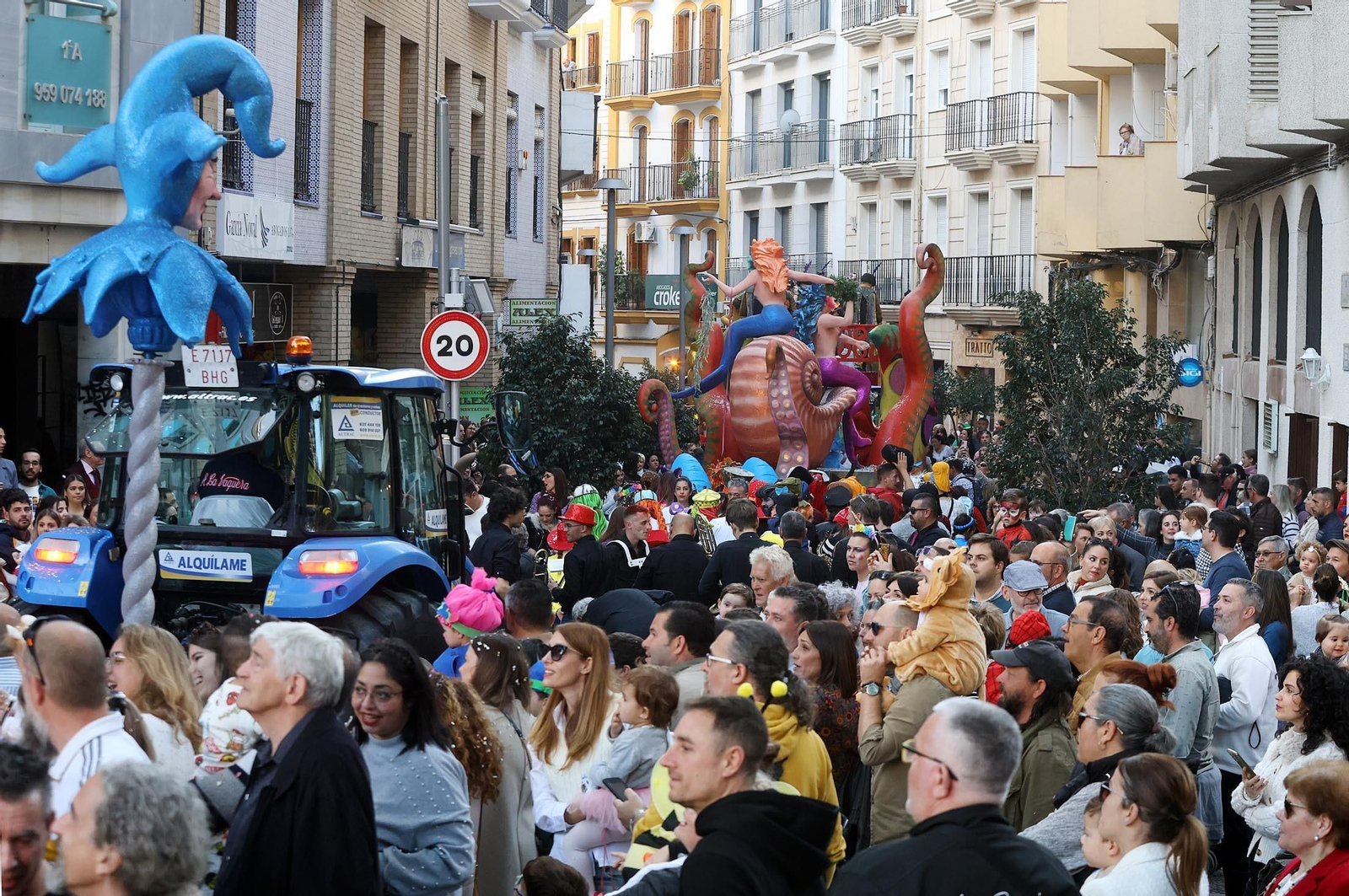 Imágenes de la cabalgata del Carnaval Colombino 2024
