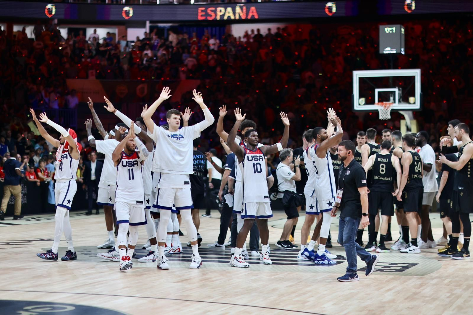 Las imágenes del España-Estados Unidos en el Martín Carpena