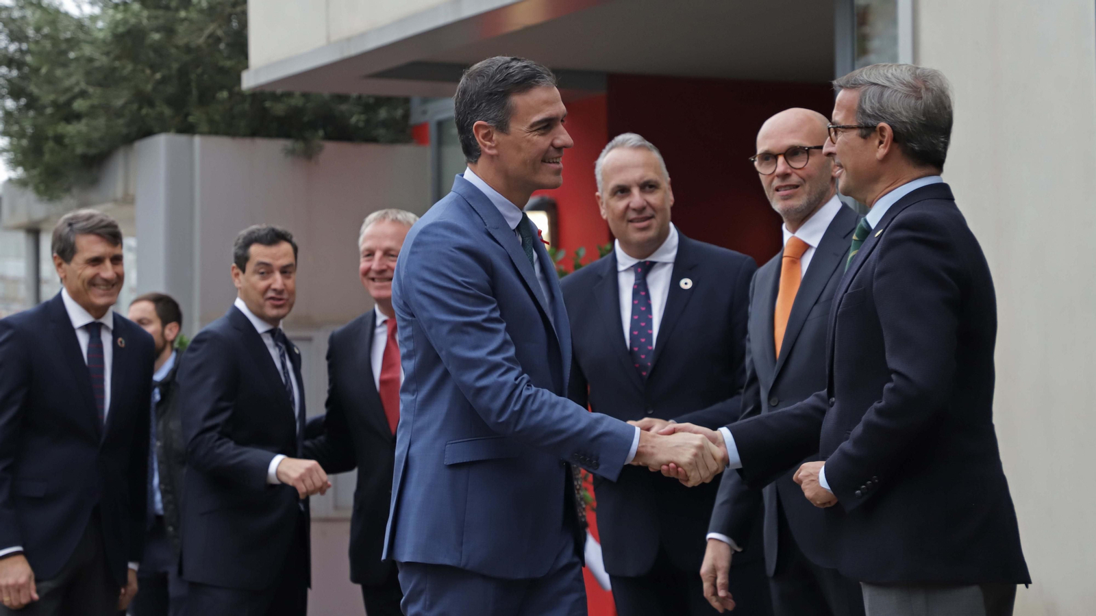 Fotos de la presentación del proyecto Valle andaluz de hidrógeno verde de Cepsa