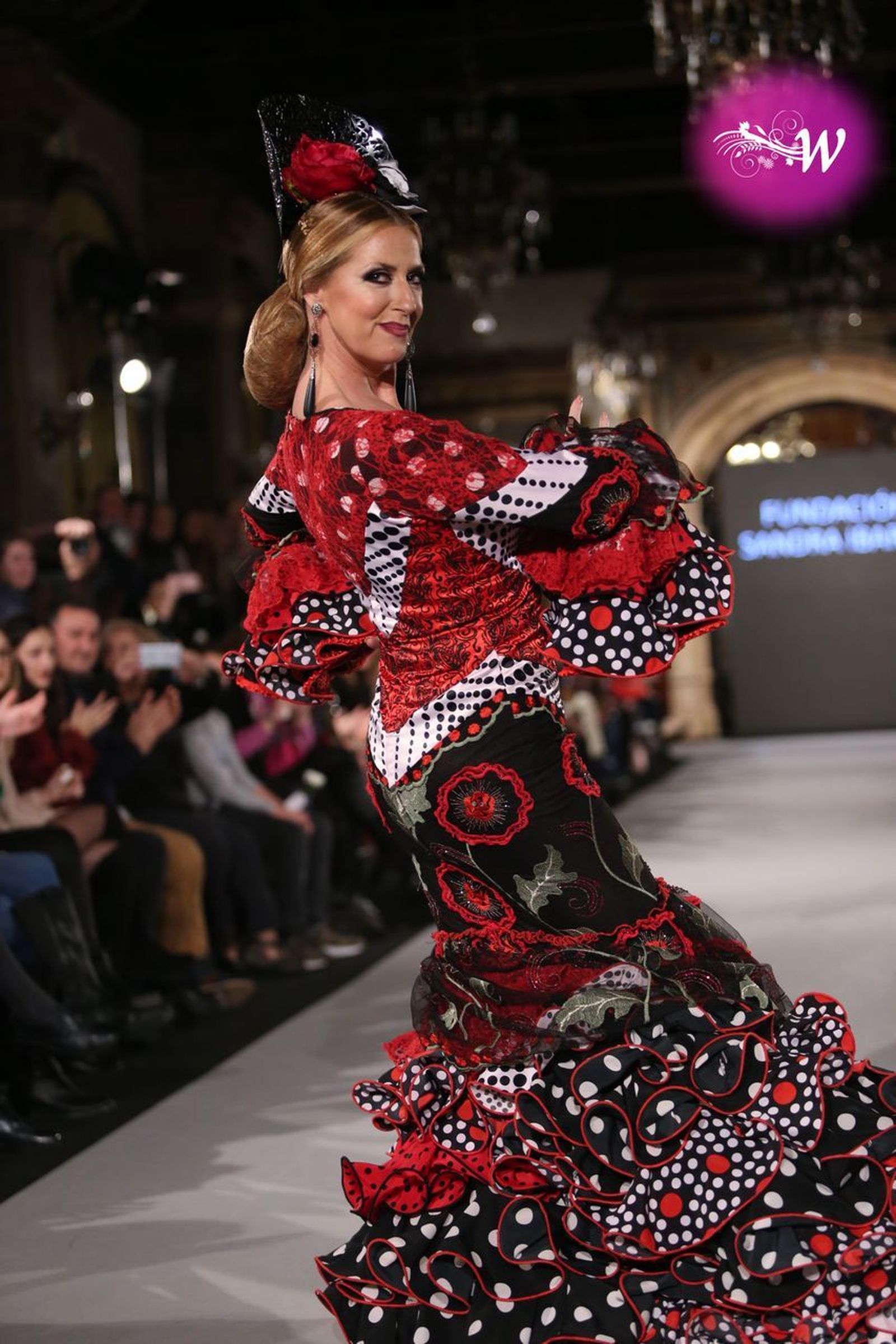 Imagen del desfile de la Fundación Sandra Ibarra.