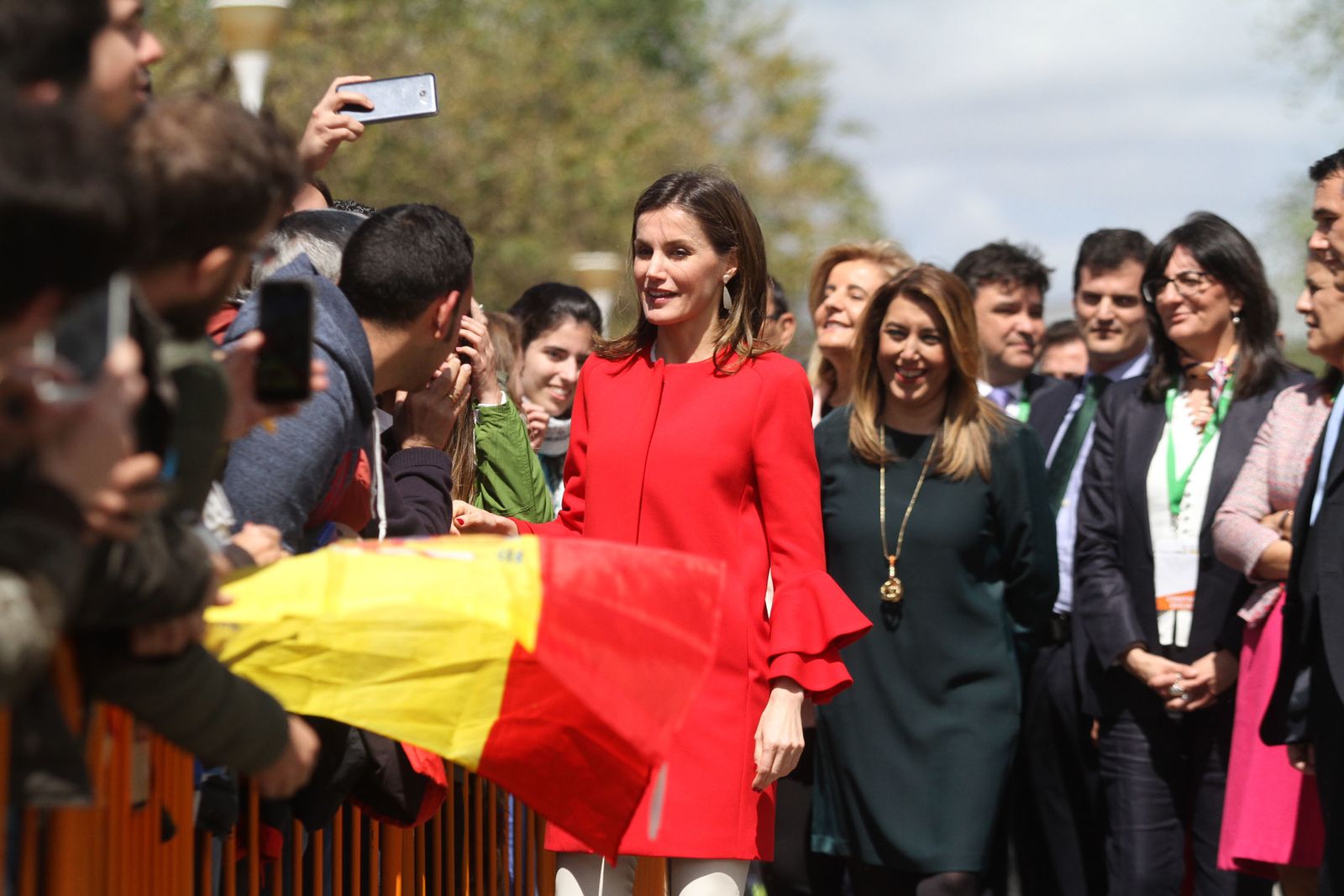 Imágenes de la visita de la reina Letizia a Huelva