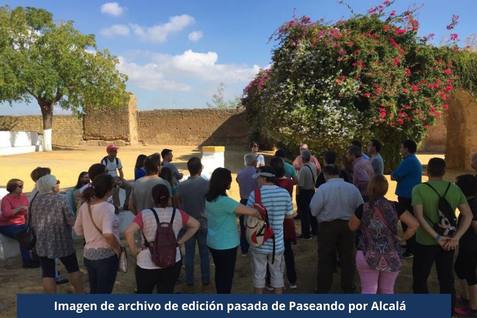Una de las visitas guiadas gratuitas de Paseando por Alcalá en una edición pasada.