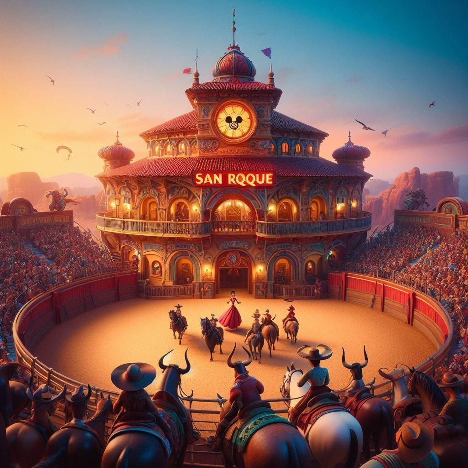 Plaza de toros de San Roque.