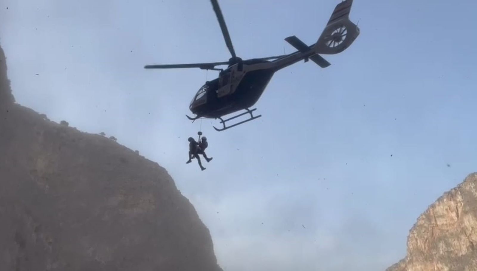 Operación de rescate de la Guardia Civil de Granada.