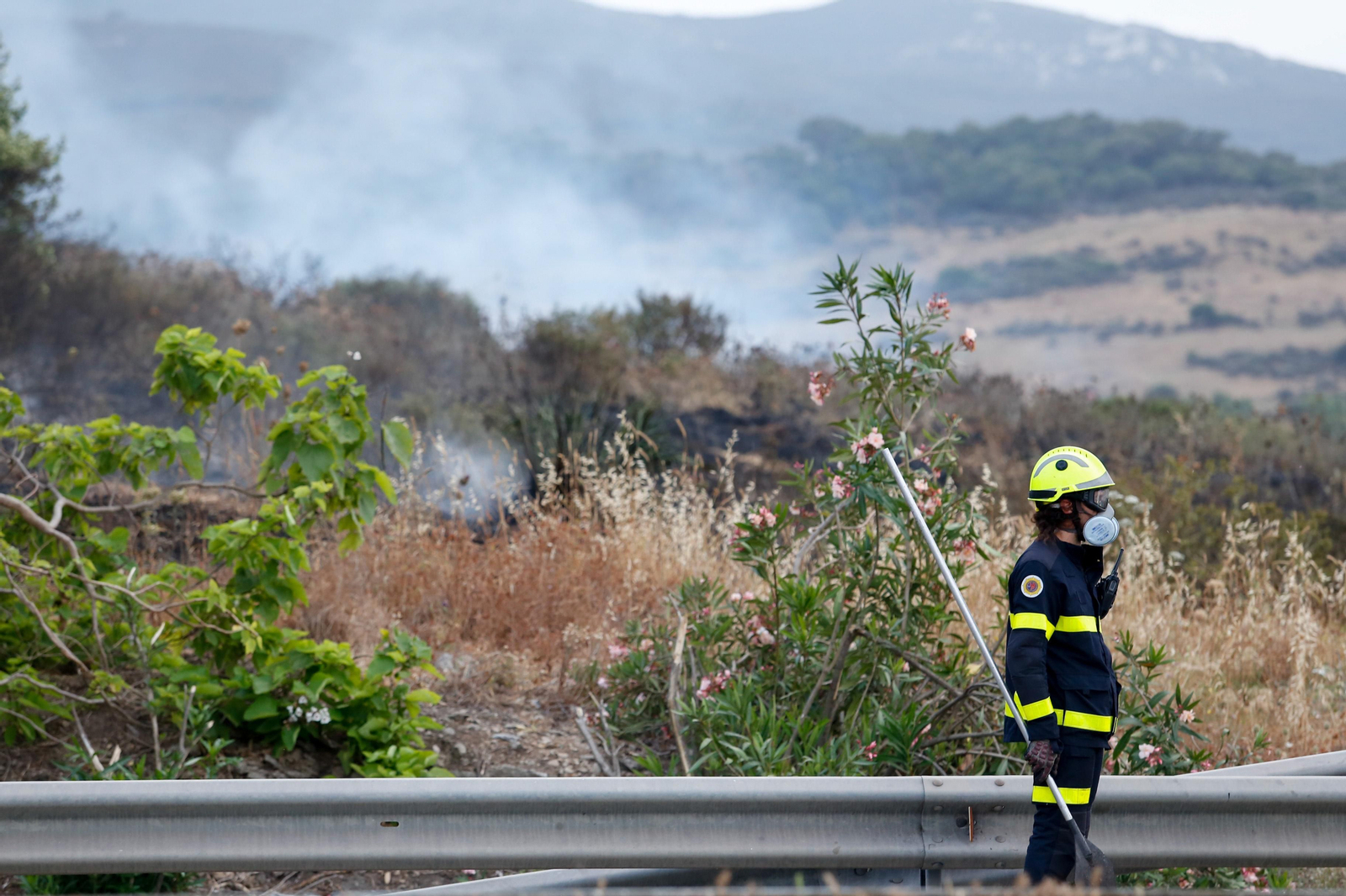 Las fotos del incendio de este viernes en Algeciras
