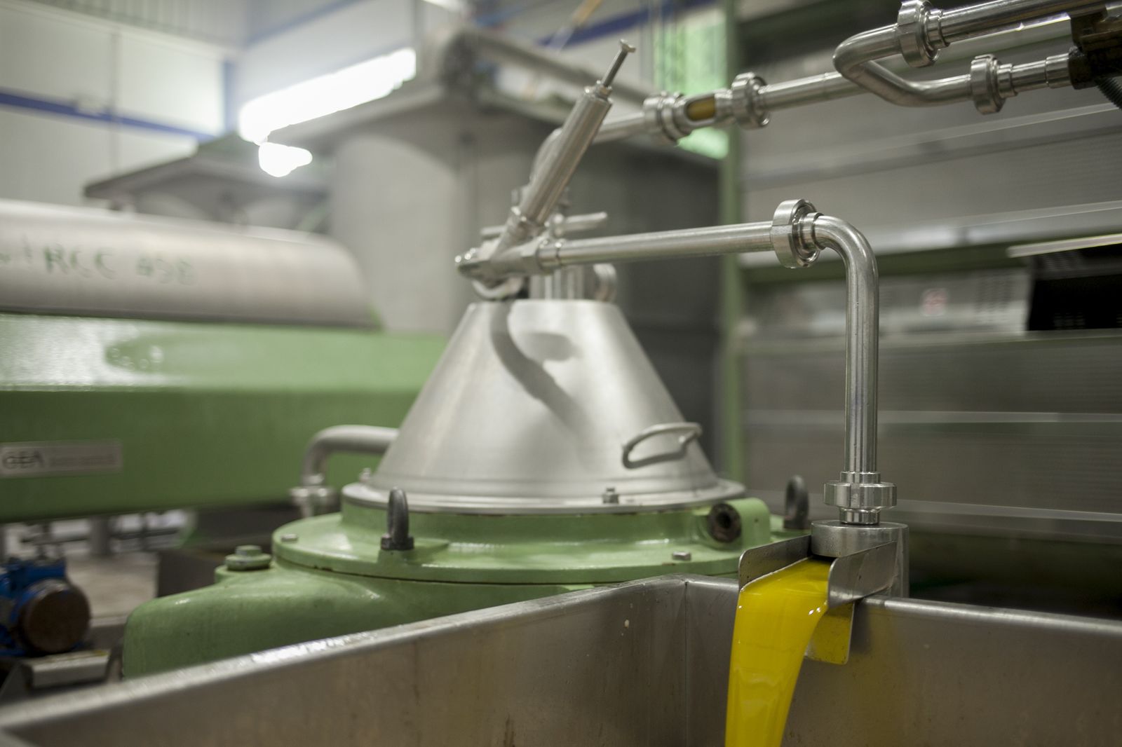 Instalaciones de una almazara.