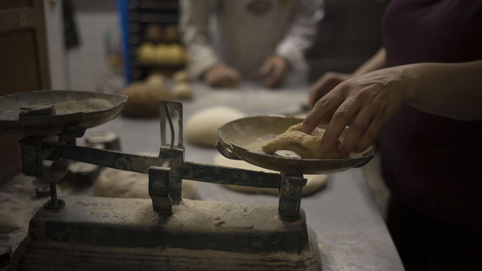 Pesado tradicional de las piezas