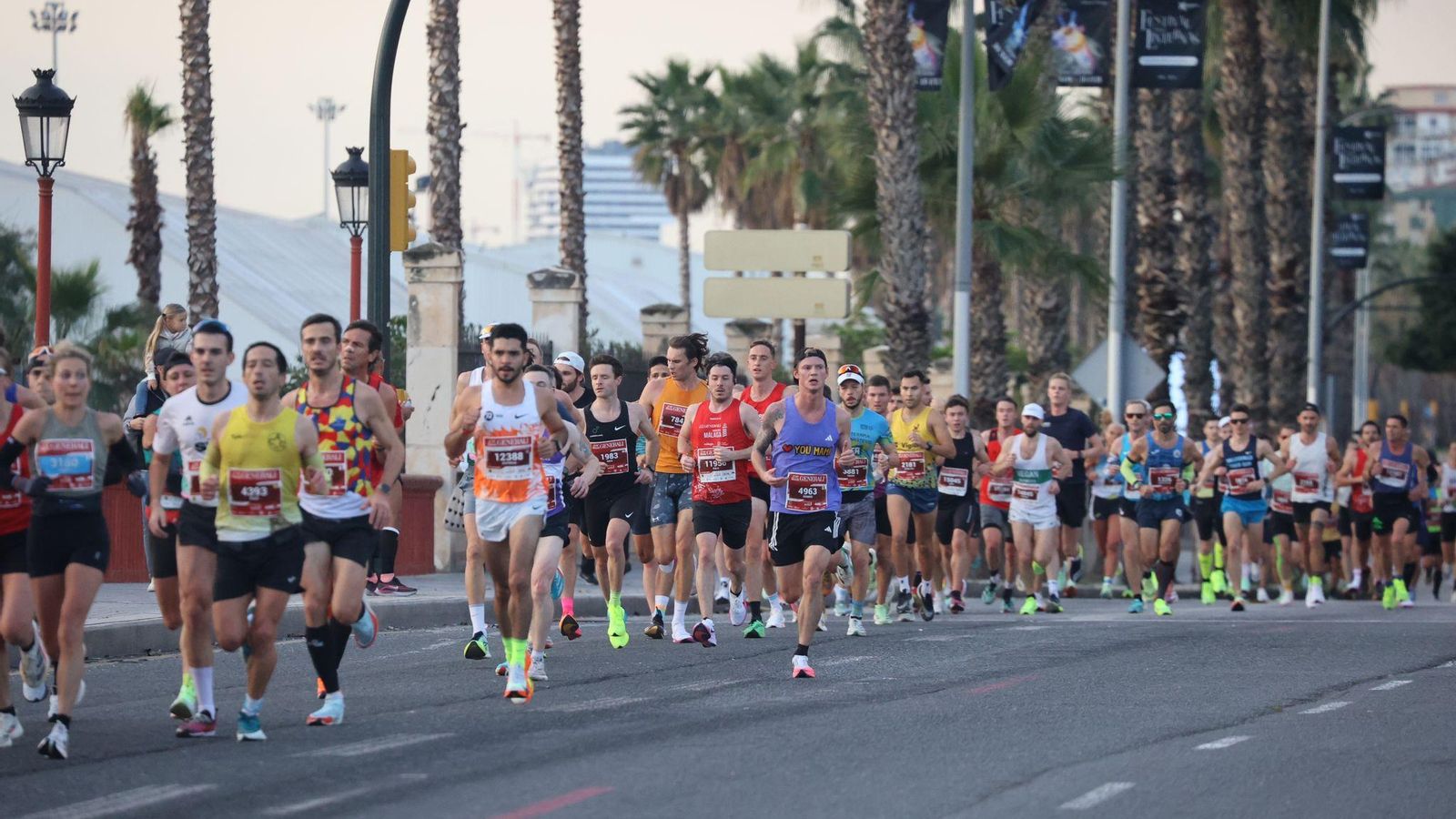 Las mejores fotos de la Maratón de Málaga 2024