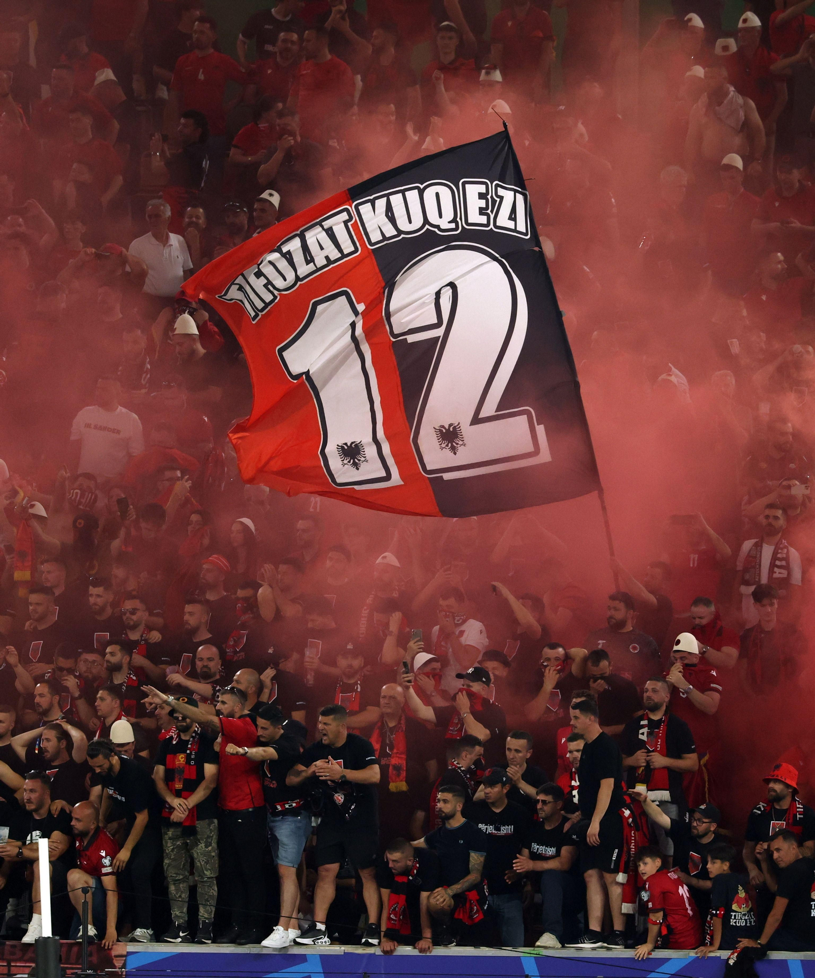 Las fotos del Albania - España