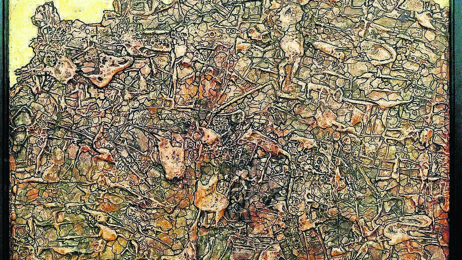 'Le voyageur sans boussole', la obra  de 1952 que da título a la exposición malagueña