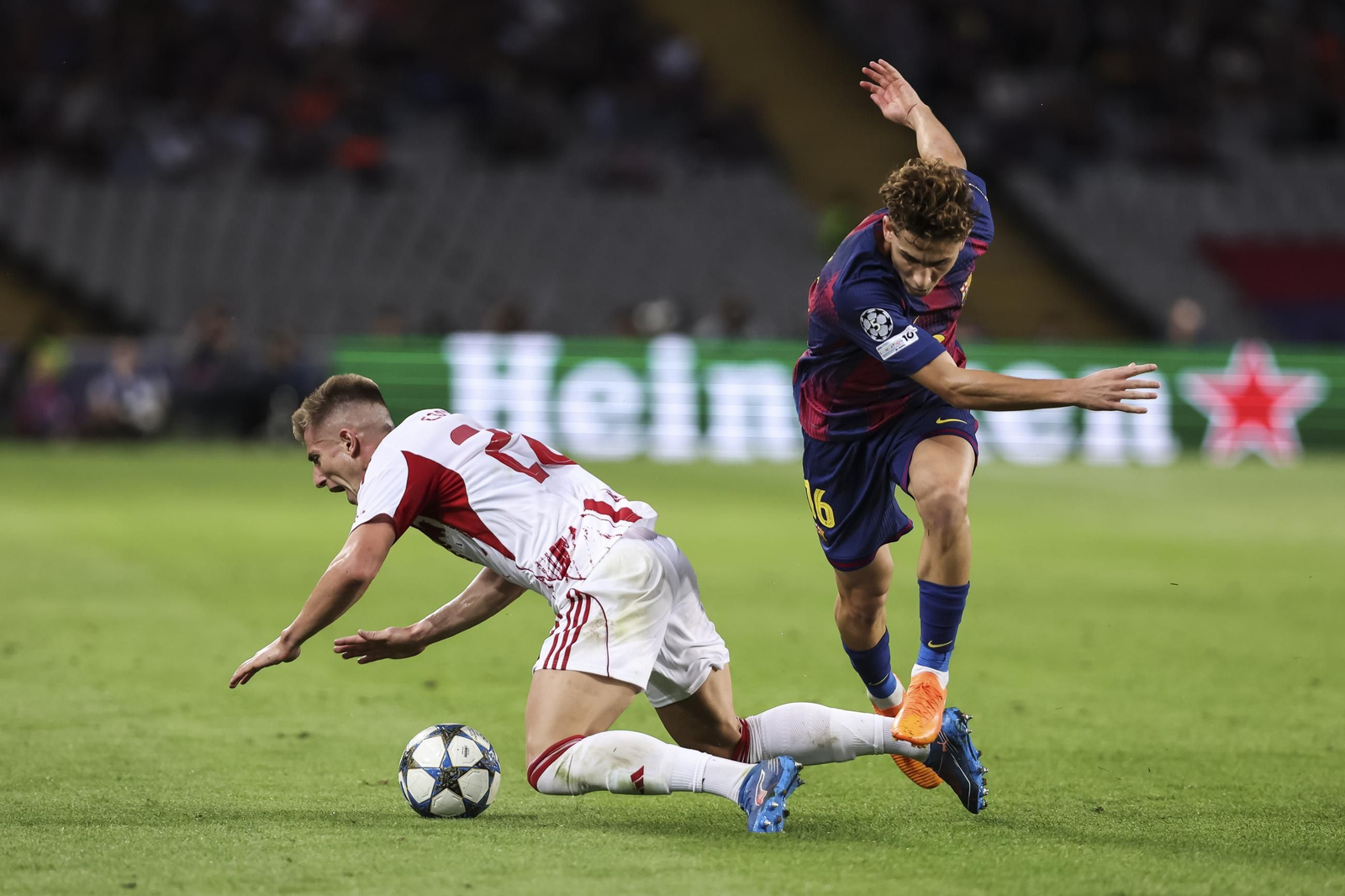 Las fotos del Barcelona-Olympiacos