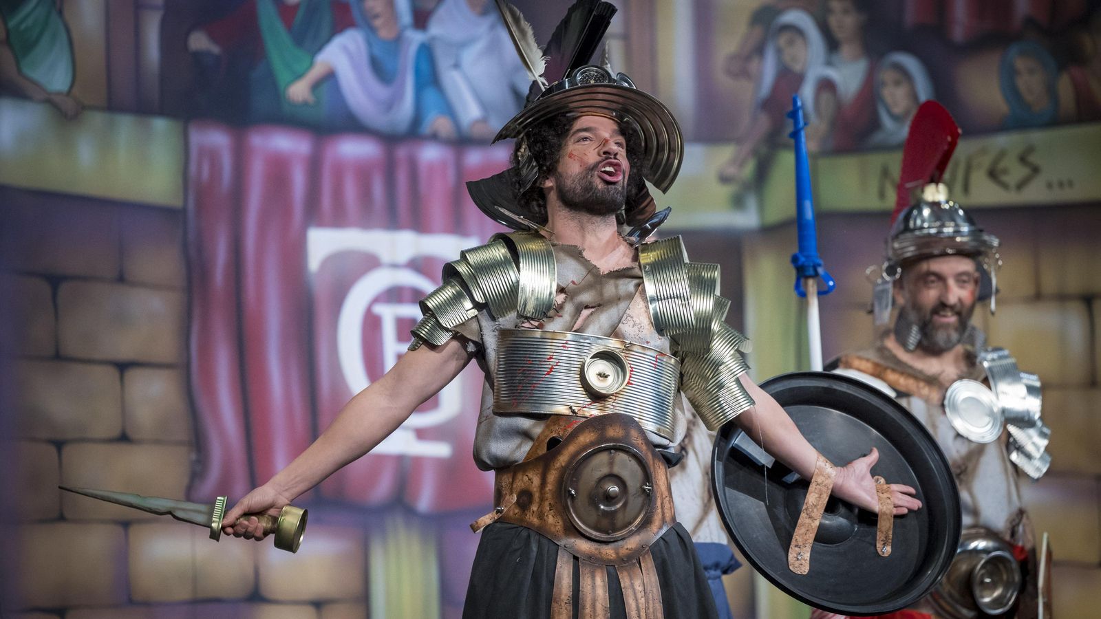 Cuarteto 'Escuela Taller de Gladiadores el Pópulo'.