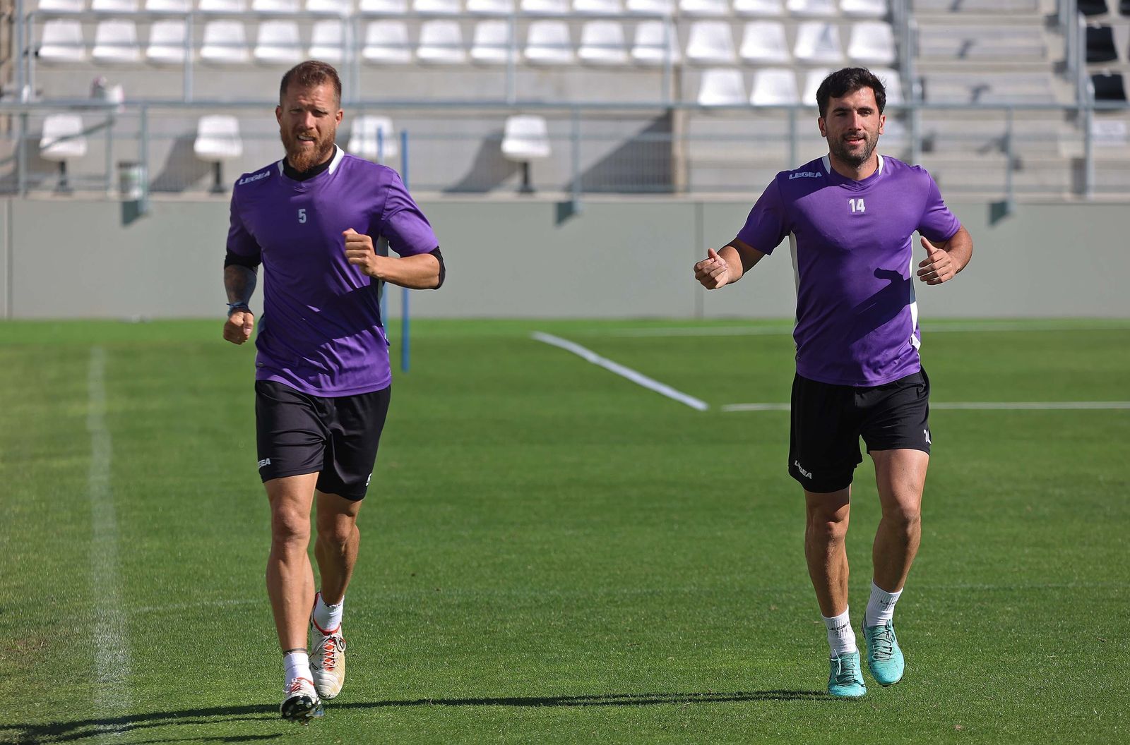 Fotos del entrenamiento de la Balona