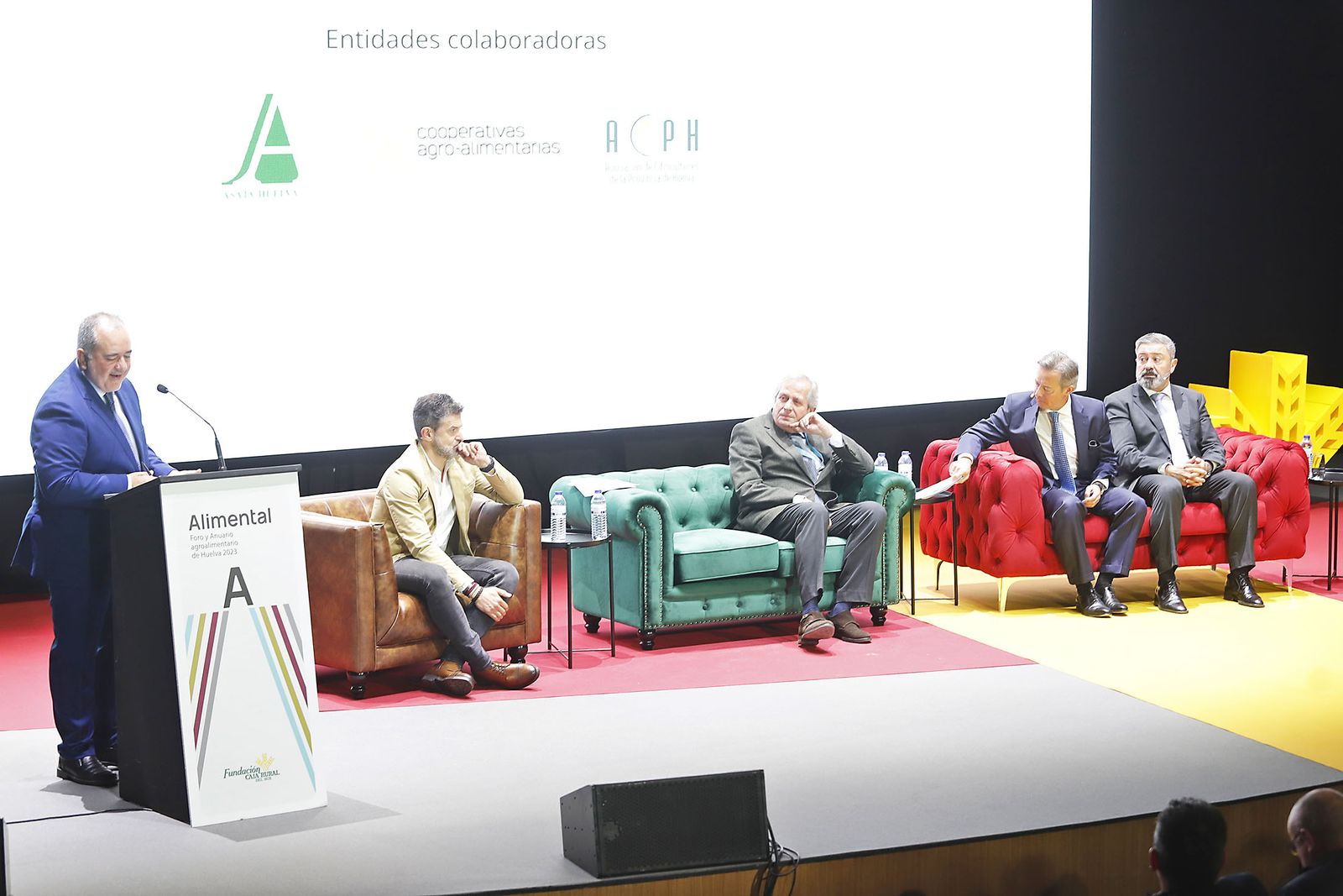 Imágenes de la inauguración de Alimental 2023, Foro Agroalimentario de Huelva.