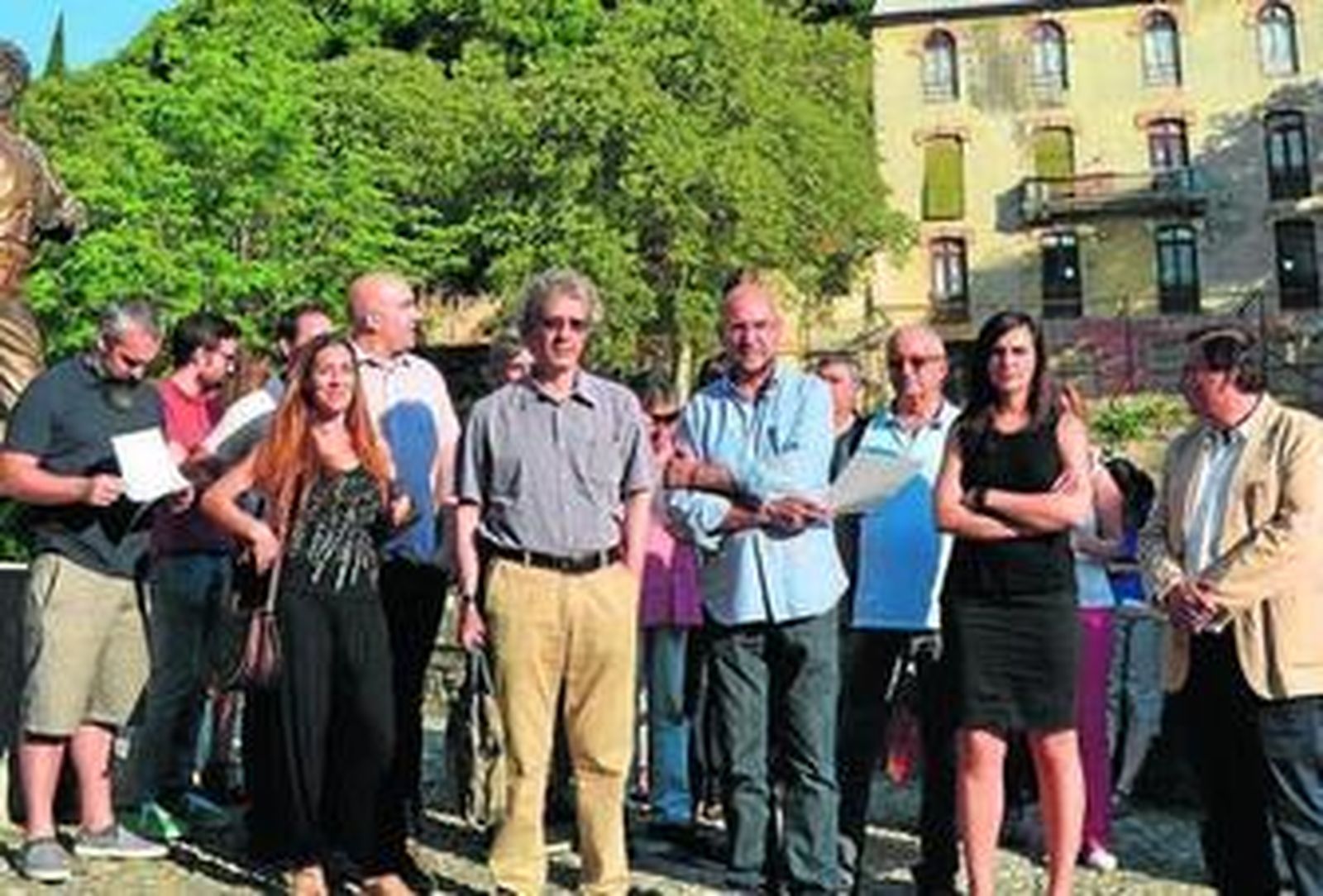 La directora, en su comparecencia.