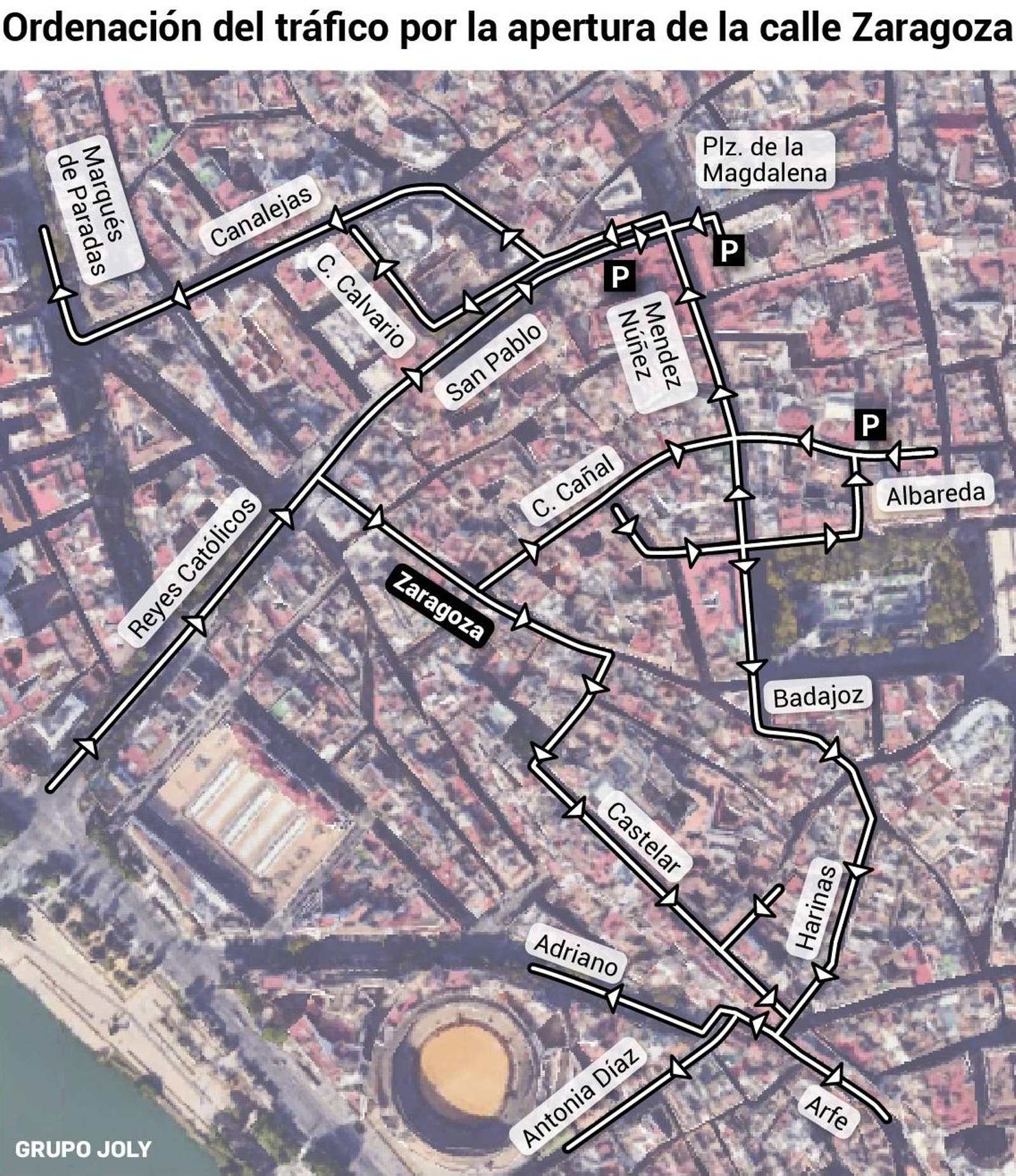 Tráfico por la apertura de la calle Zaragoza