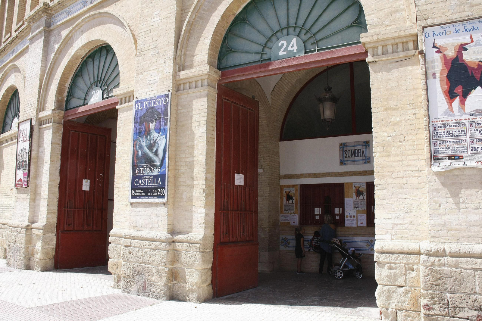 Una imagen de la Plaza de Toros de El Puerto. Una imagen de la Plaza de Toros de El Puerto.