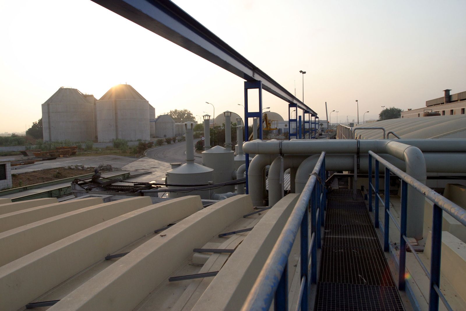 Imagen de las actuales instalaciones de la EDAR del Guadalhorce.