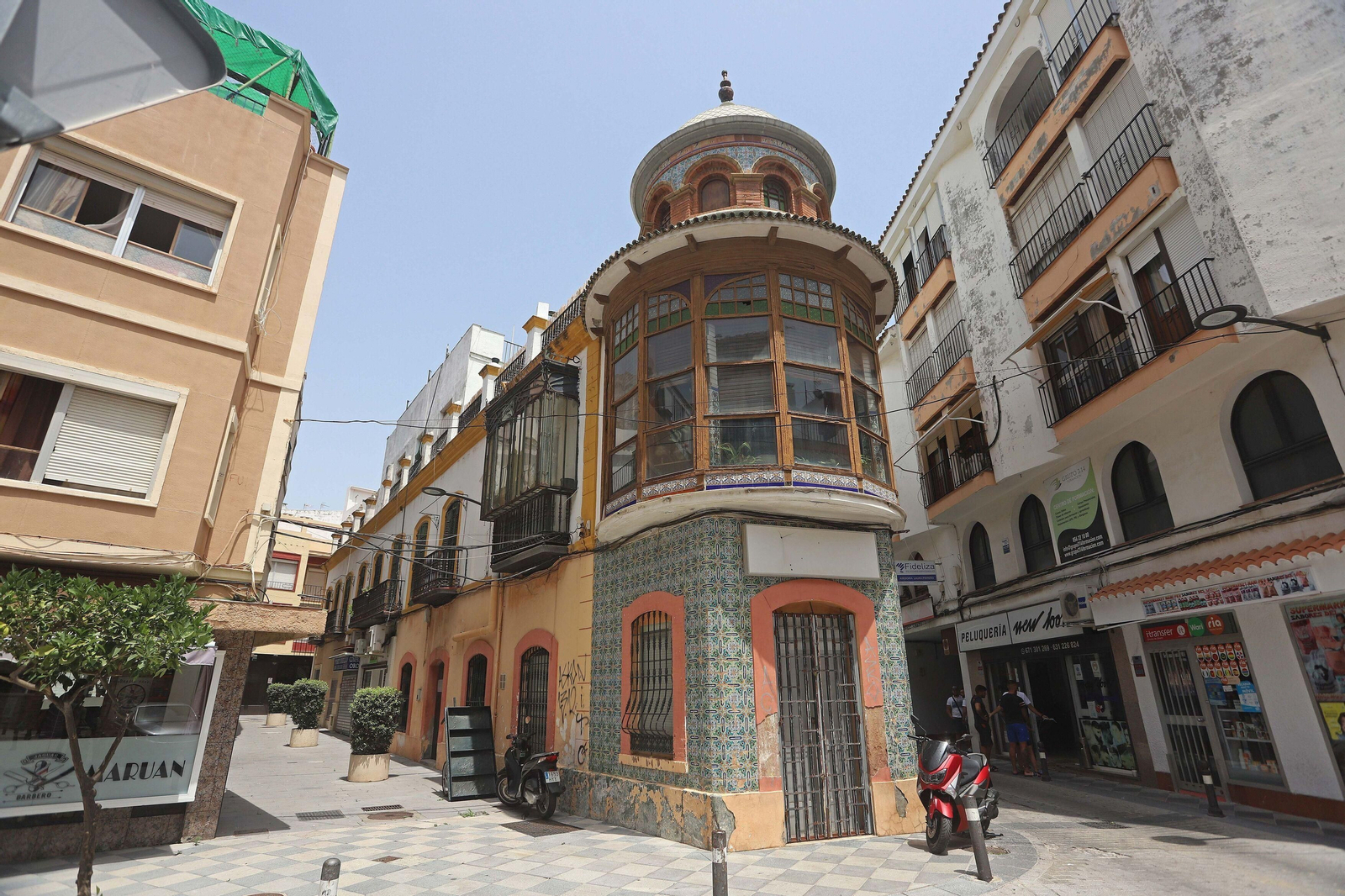 El barrio de La Caridad de Algeciras, en imágenes
