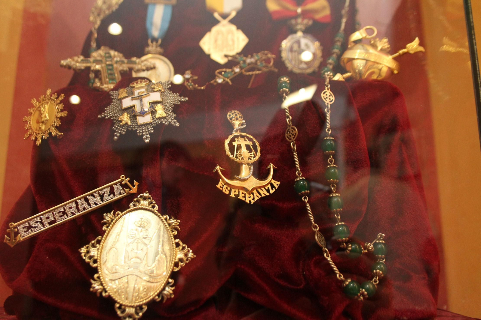 Imágenes del museo de la capilla de La Esperanza