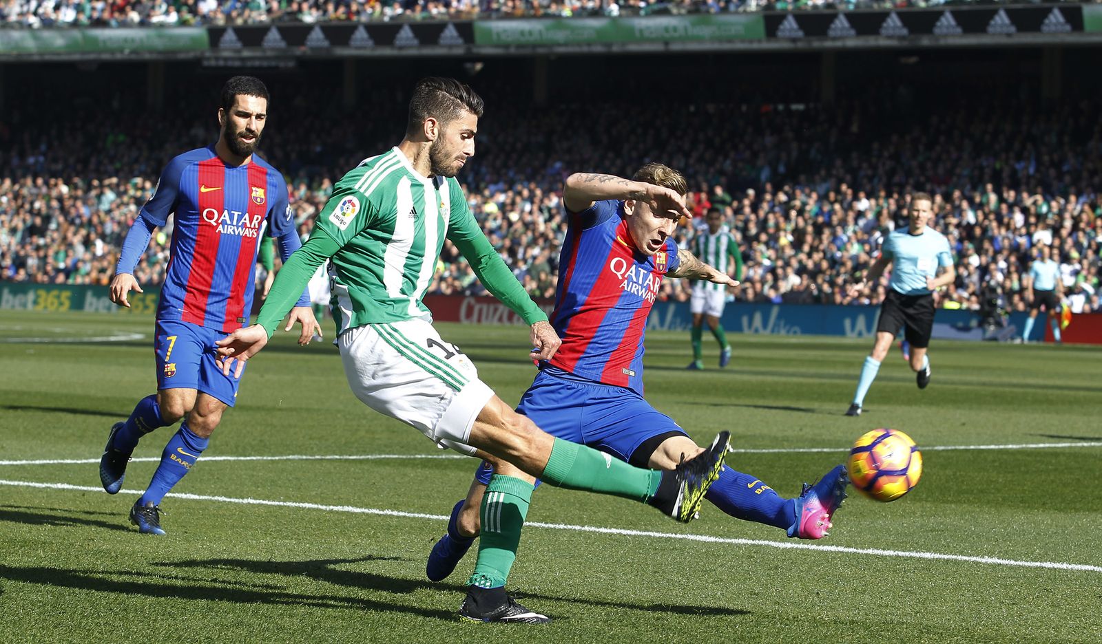 El Betis-Barcelona, en imágenes