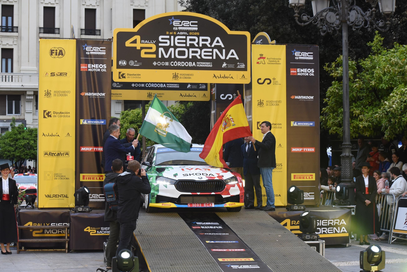 Las mejores fotos de la ceremonia de salida del Rallye Sierra Morena 2025