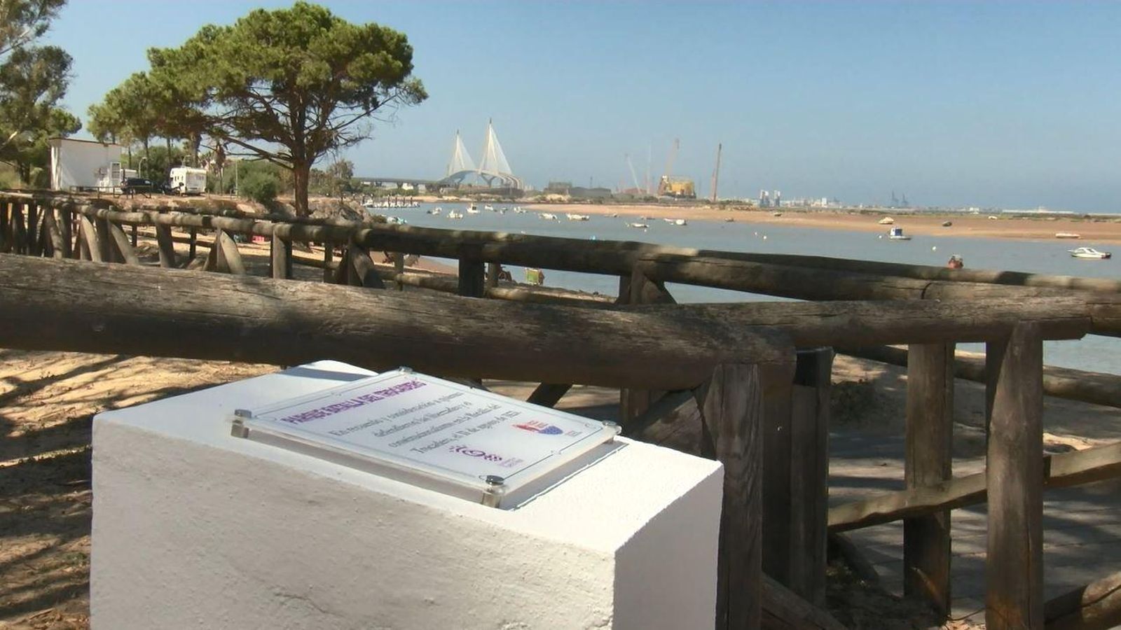 Placa del Parque Batalla del Trocadero