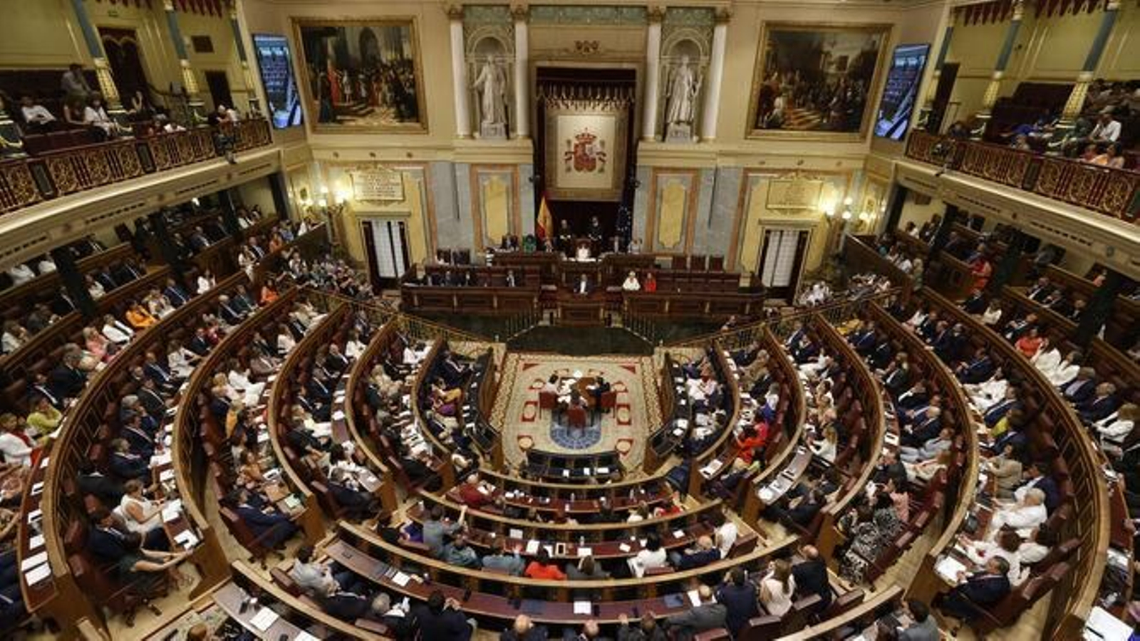 El hemiciclo del Congreso de los Diputados