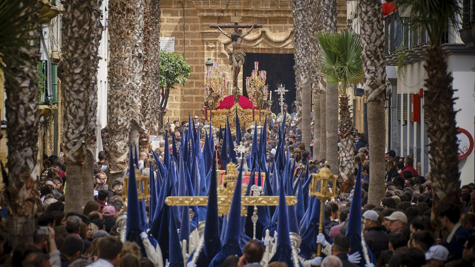 Cofradía de La Palma en la Semana Santa de Cádiz 2022
