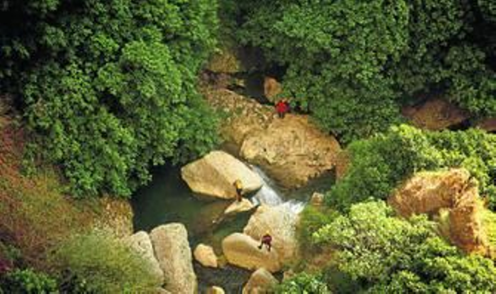 Los bomberos actúan en el lugar donde cayó el joven, ayer.