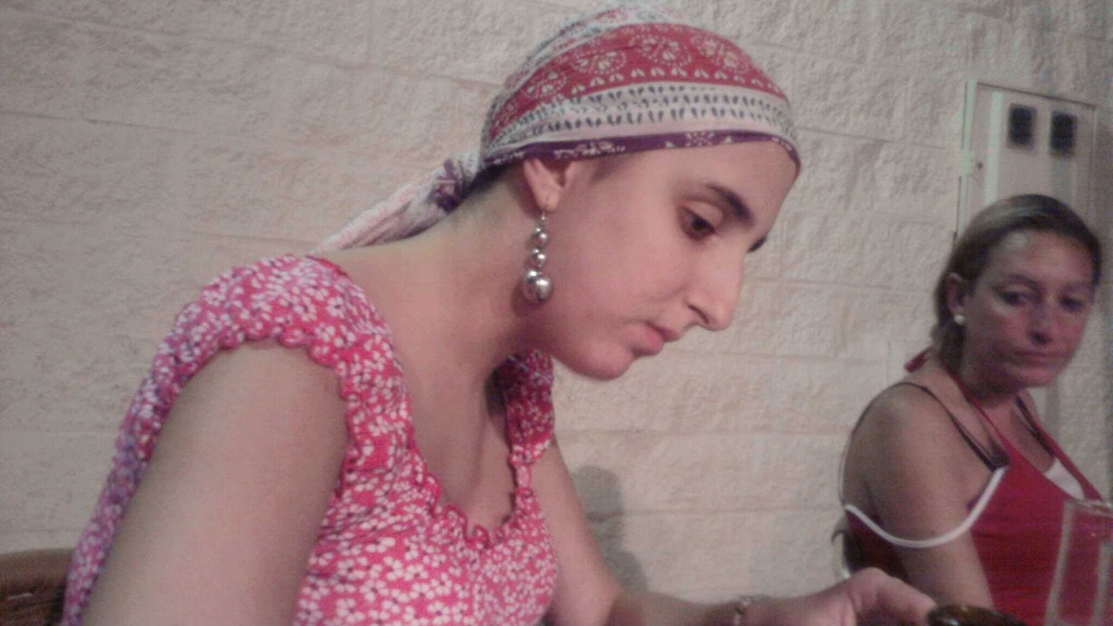 Alicia, a los 16 años.