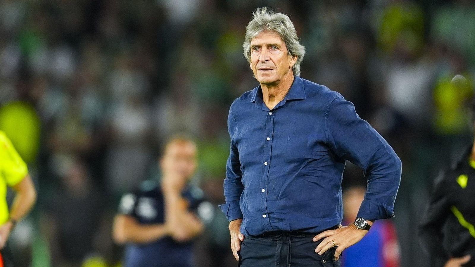 Pellegrini en el partido del Betis ante el Mallorca