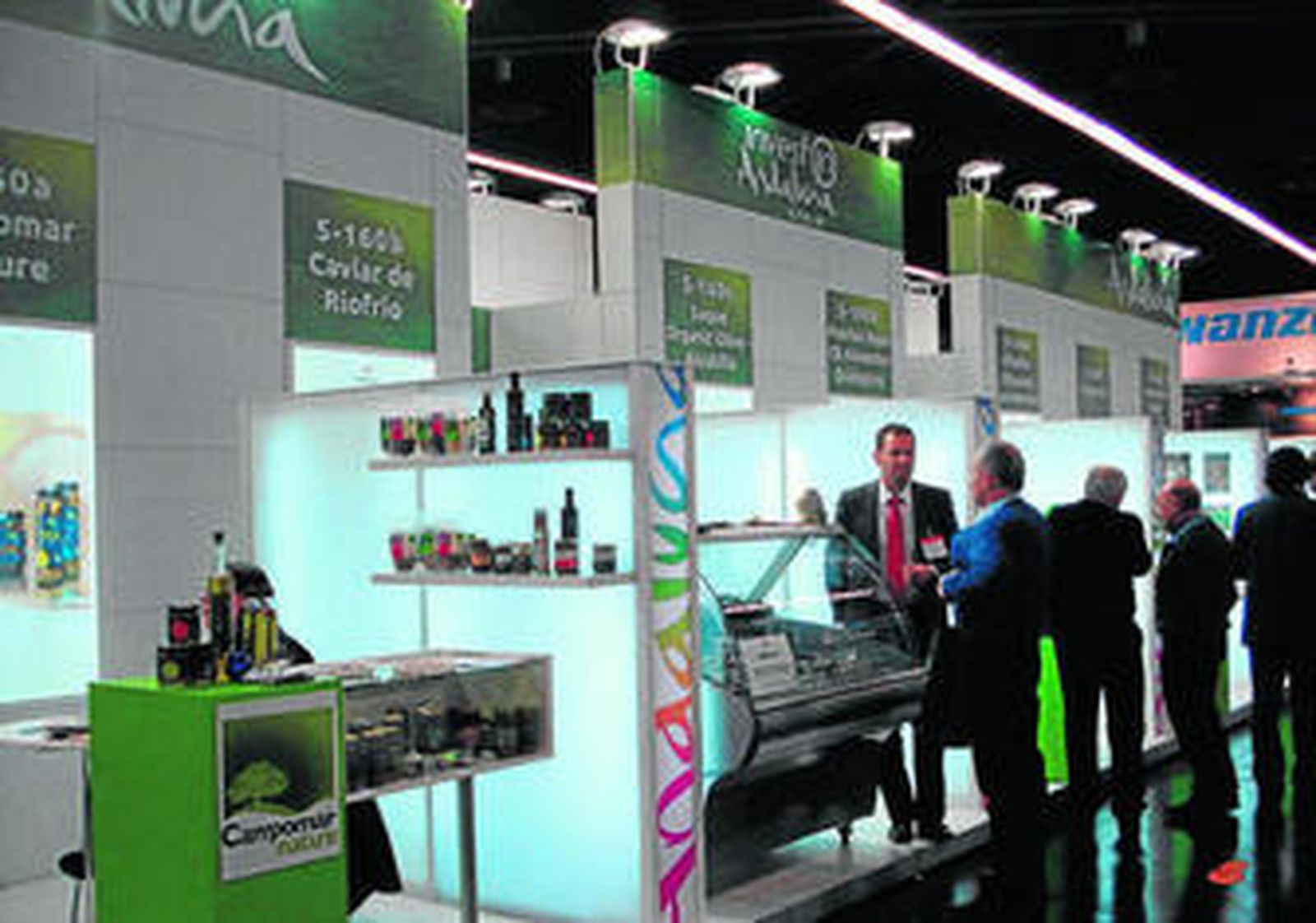 Expositores andaluces en la feria alemana.