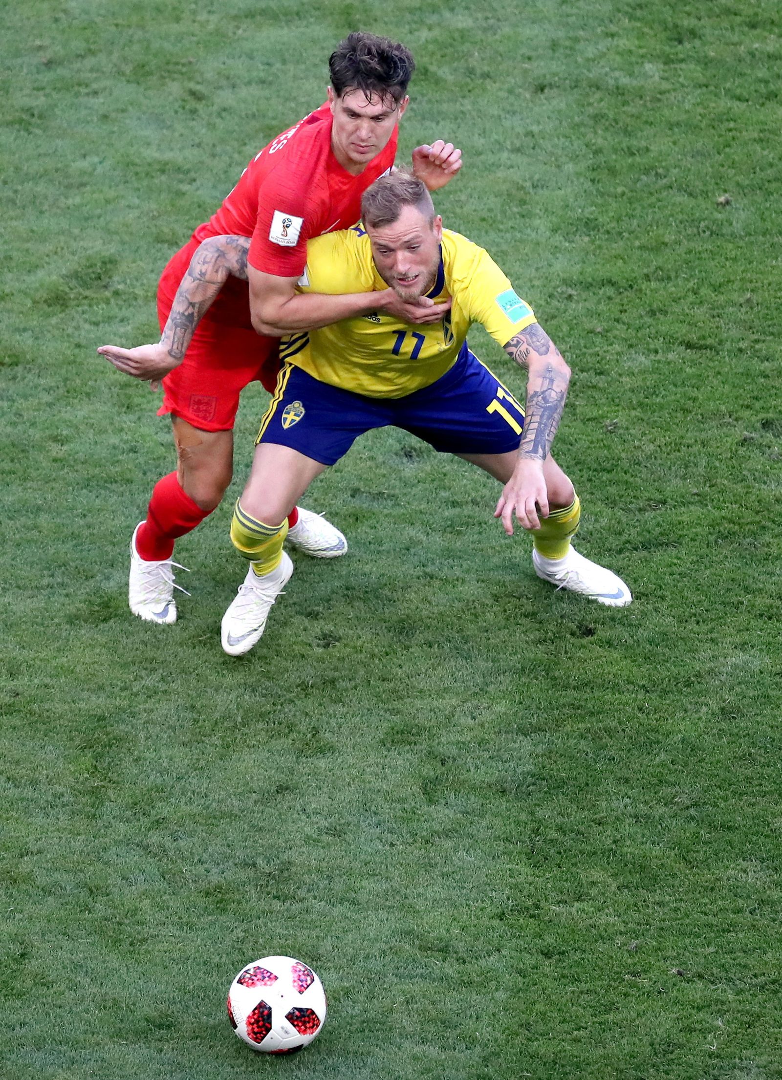 Las imágenes del Suecia-Inglaterra