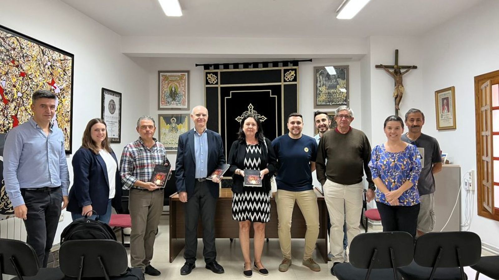 Fotografía de familia en uno de los encuentros