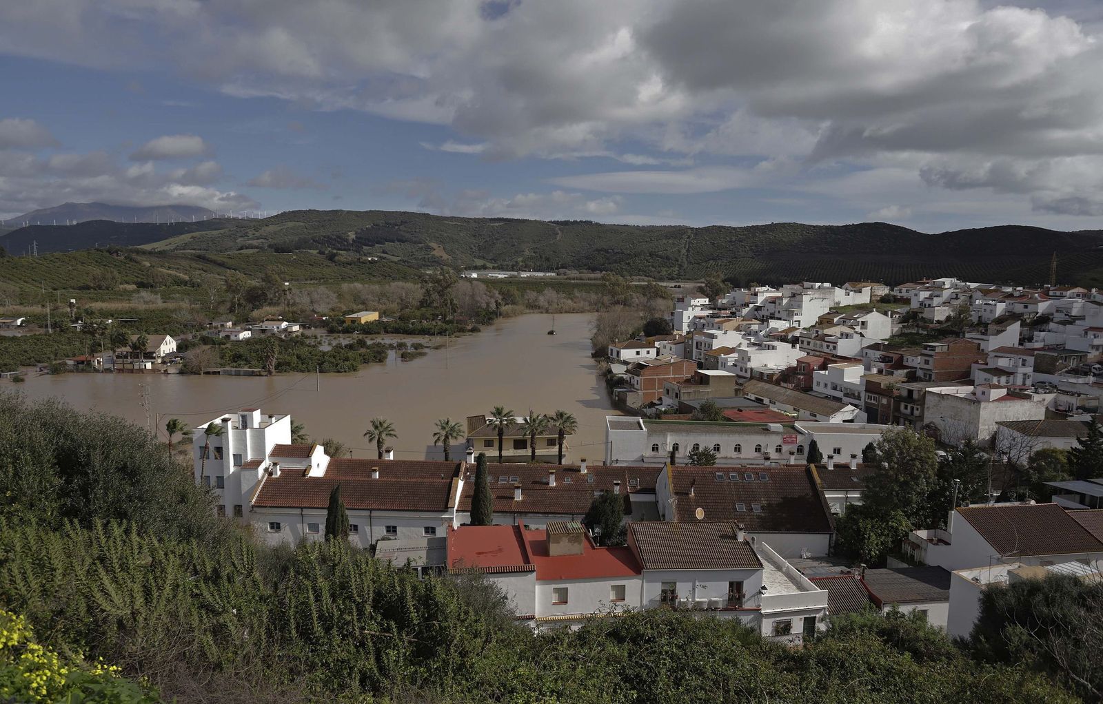 San Martín del Tesorillo después de la borrasca Marta, en imágenes