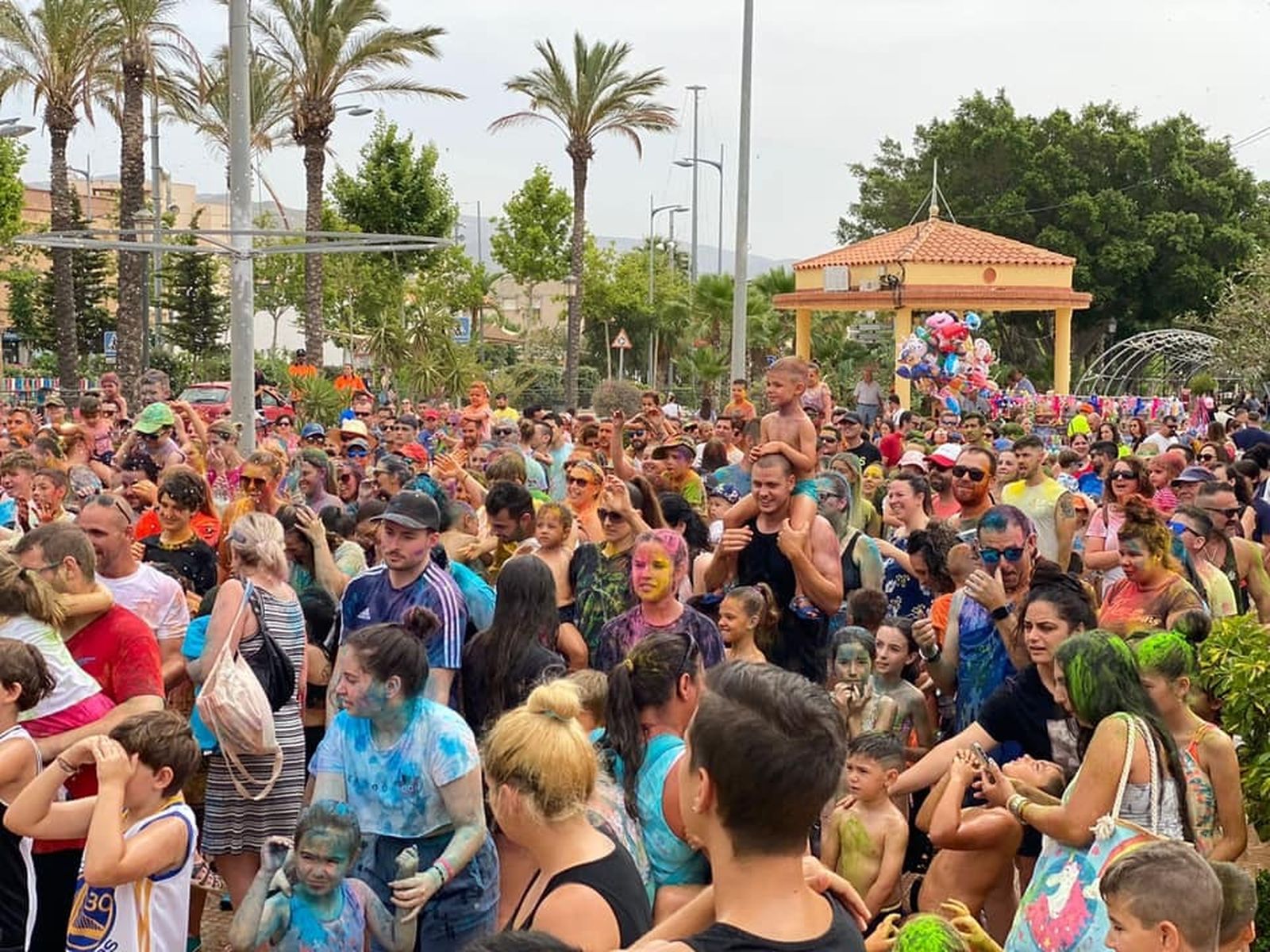 Imagen de los festejos del año pasado con actividades en la calle.