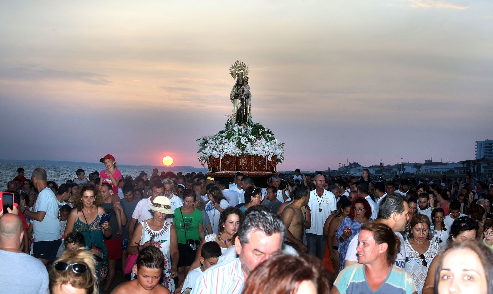 Procesión de la Virgen del Carmen en Punta Umbría