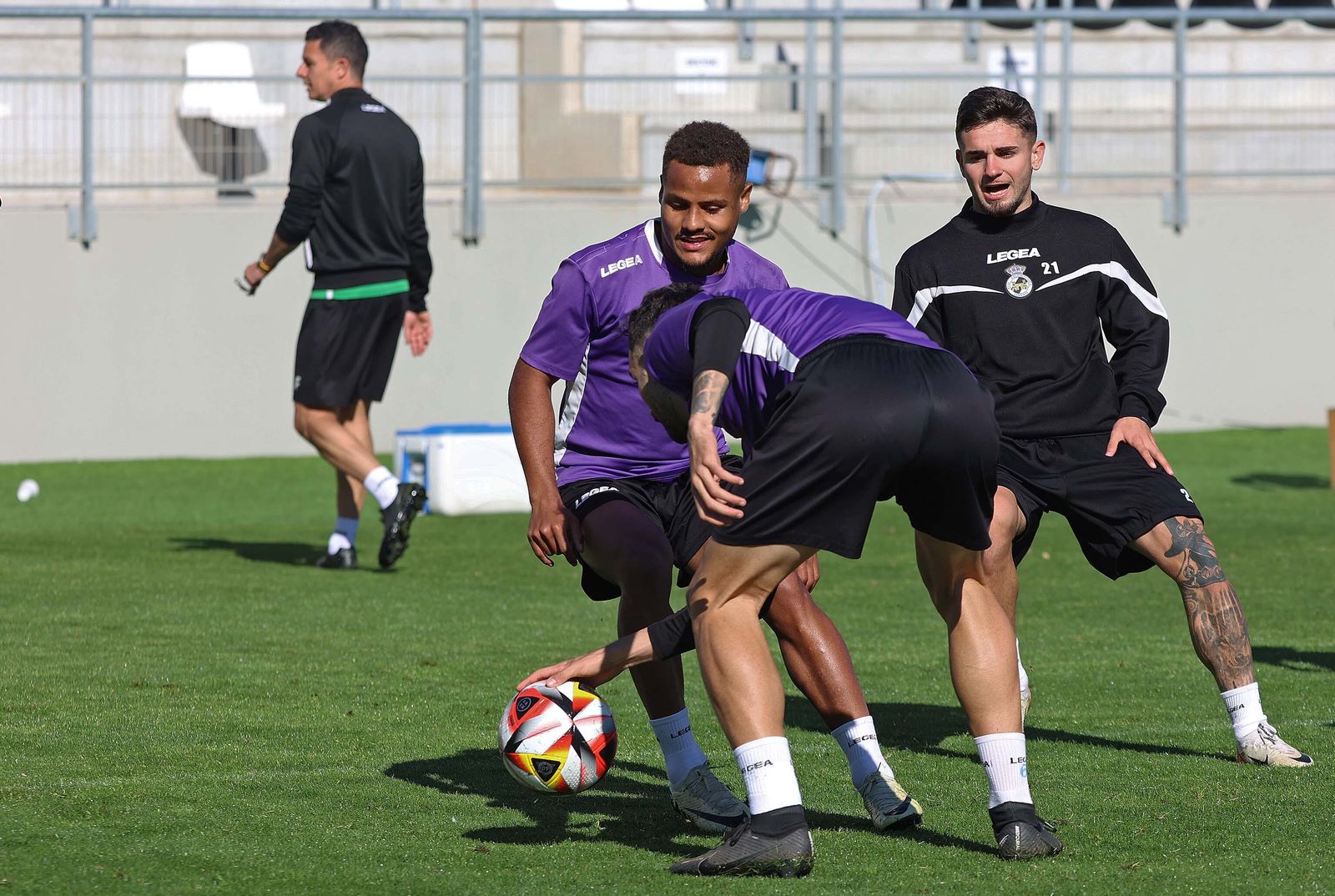 Fotos del entrenamiento de la Balona