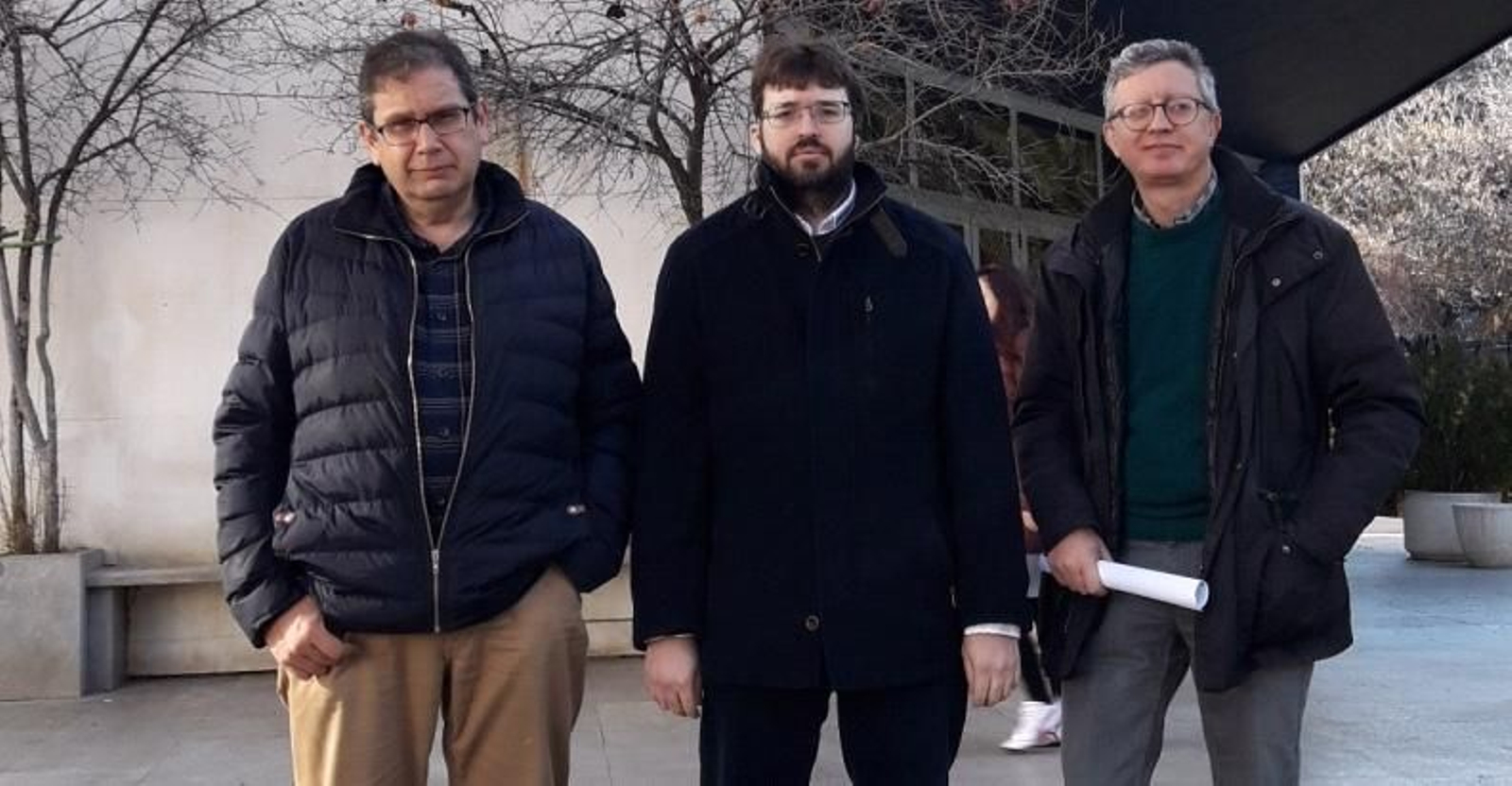 Enrique Ruiz Arriola, Ignacio Ruiz Simó y José Enrique Amaro Soriano.