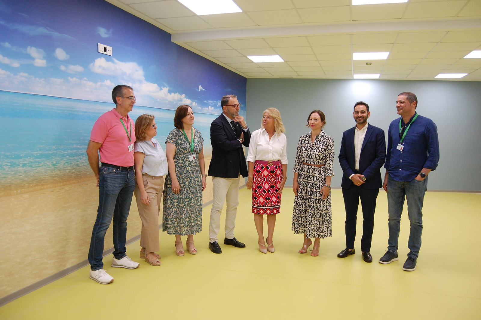 La visita institucional al nuevo centro de salud de Ricardo Soriano.