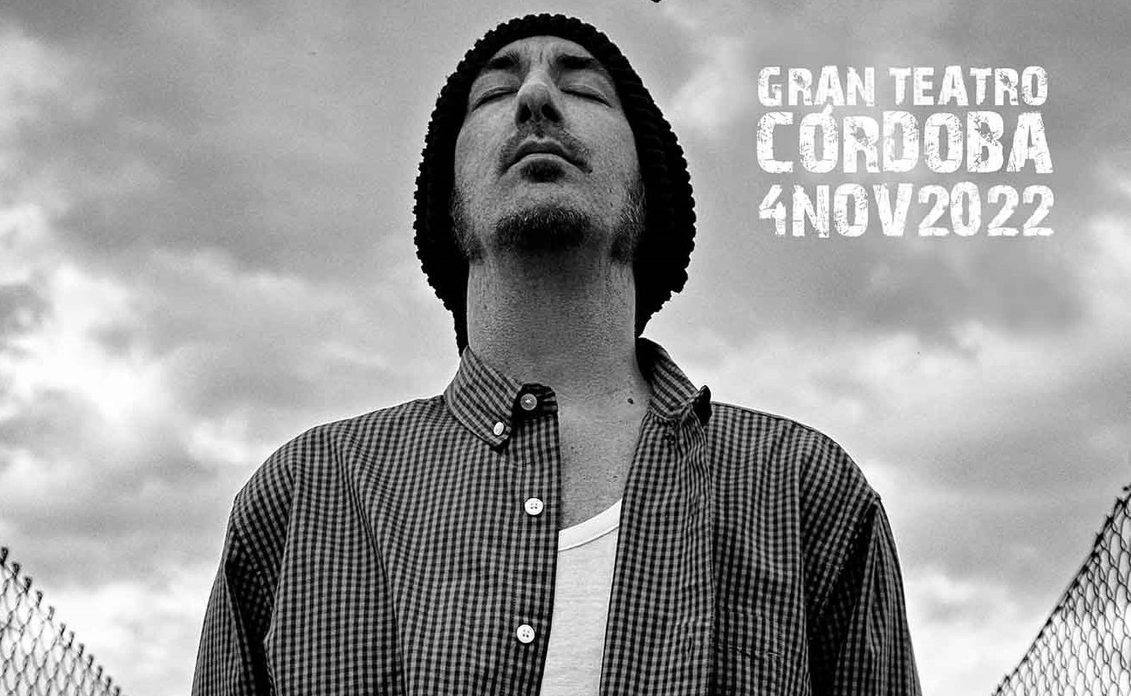 Cartel promocional del concierto.