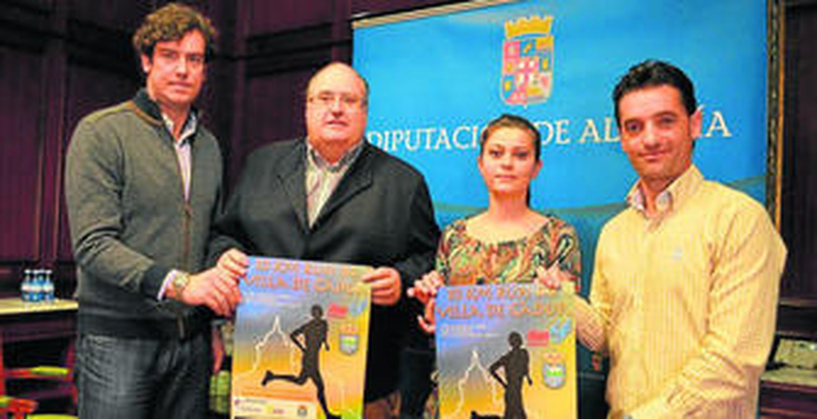 Juanjo Salvador, Eugenio Gonzálvez, Ángeles Martínez y Paquillo Fernández, en la presentación de ayer.
