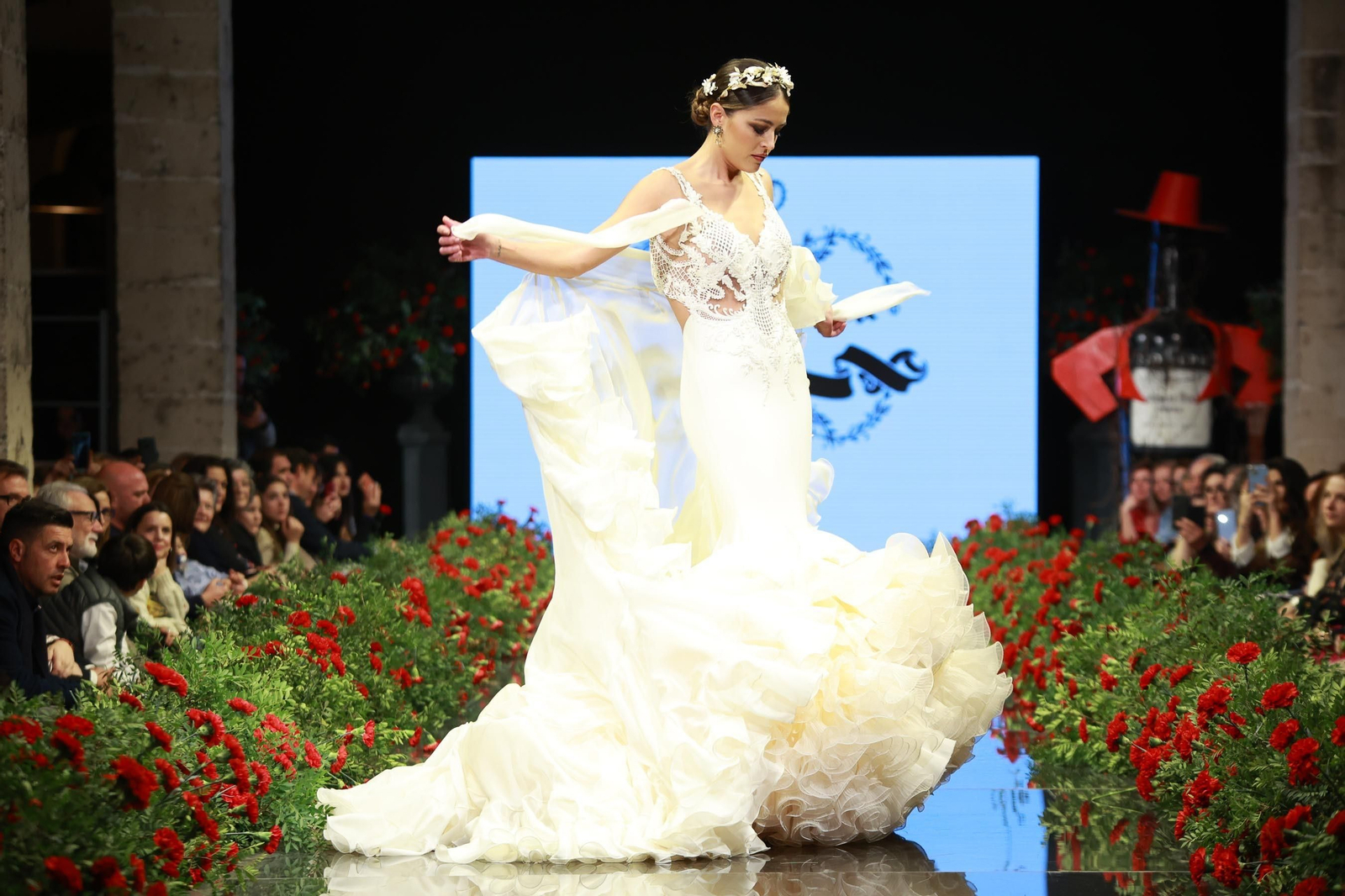 Desfile de Teresa Ninú - Atelier Nuria Chaparro en la Pasarela Flamenca Jerez Tío Pepe 2023