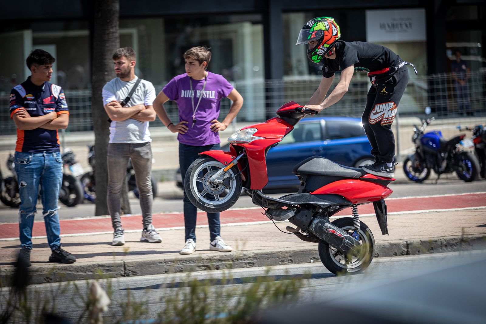 Imágenes de la motorada en El Puerto