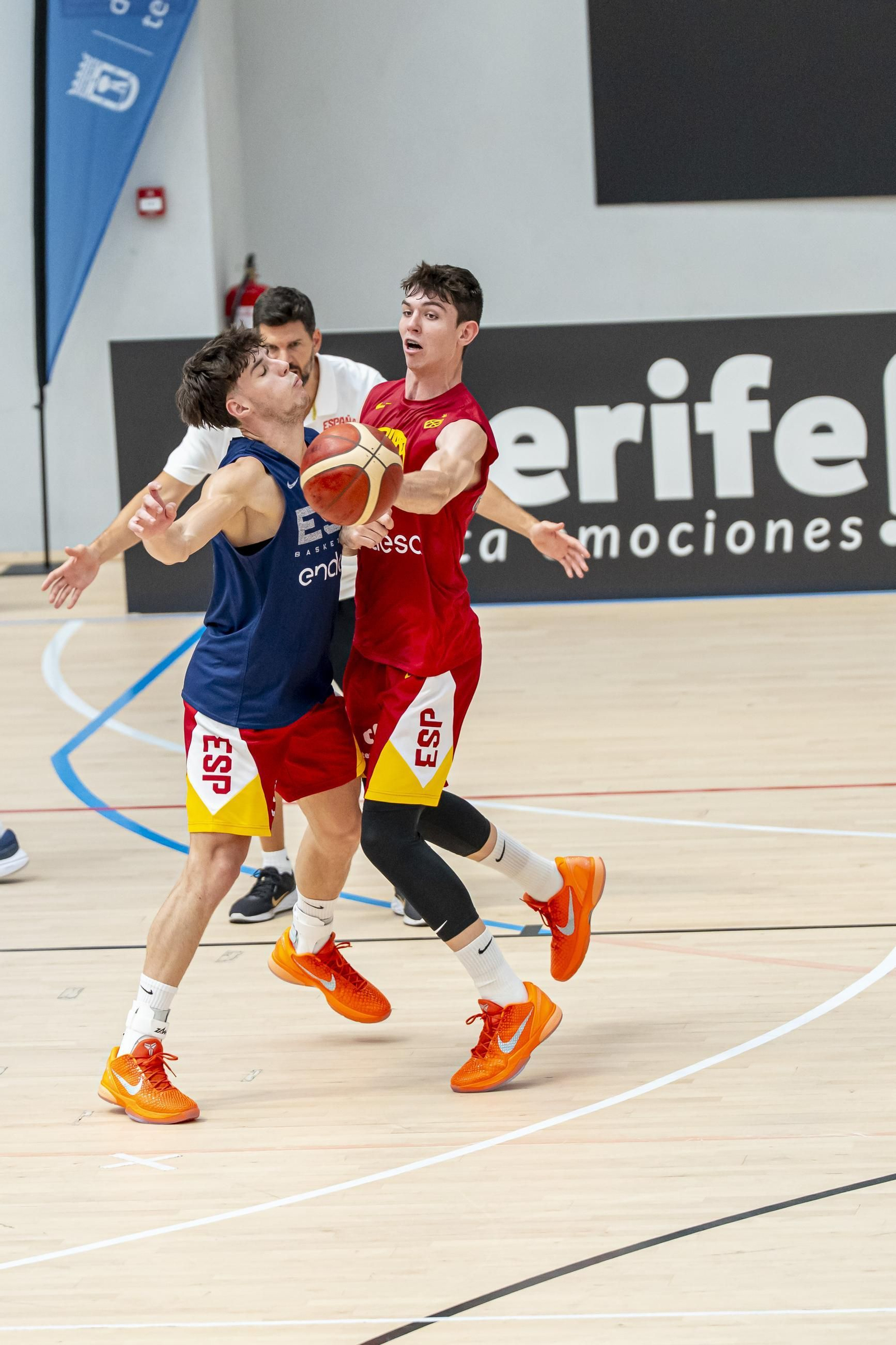 España acaba su trabajo en Madrid antes de venir a Málaga