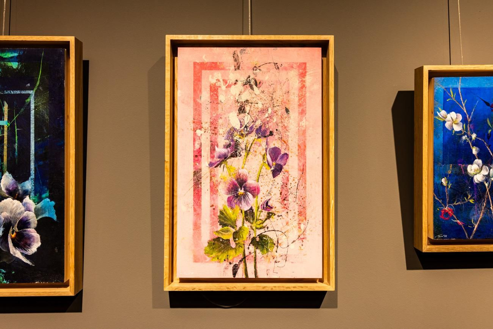 Inauguración de la exposición 'Materia común', de los pintores Paco y Alberto Carrillo