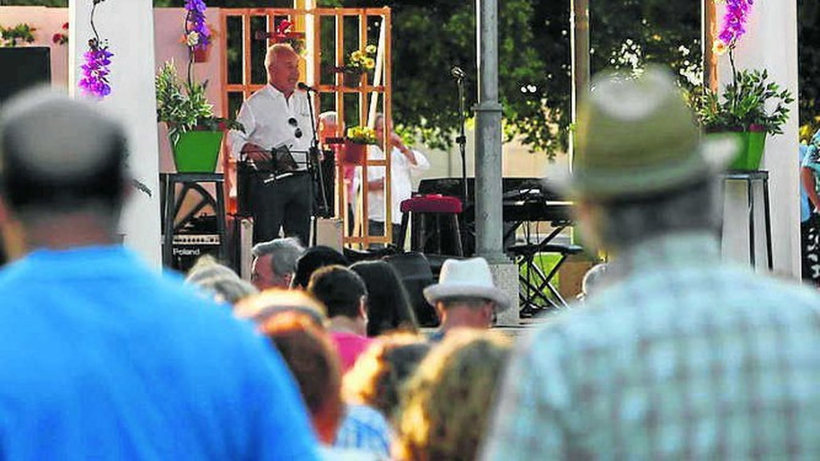 Recreación del escenario del Cortijo Los Rosales el pasado 4 de agosto.