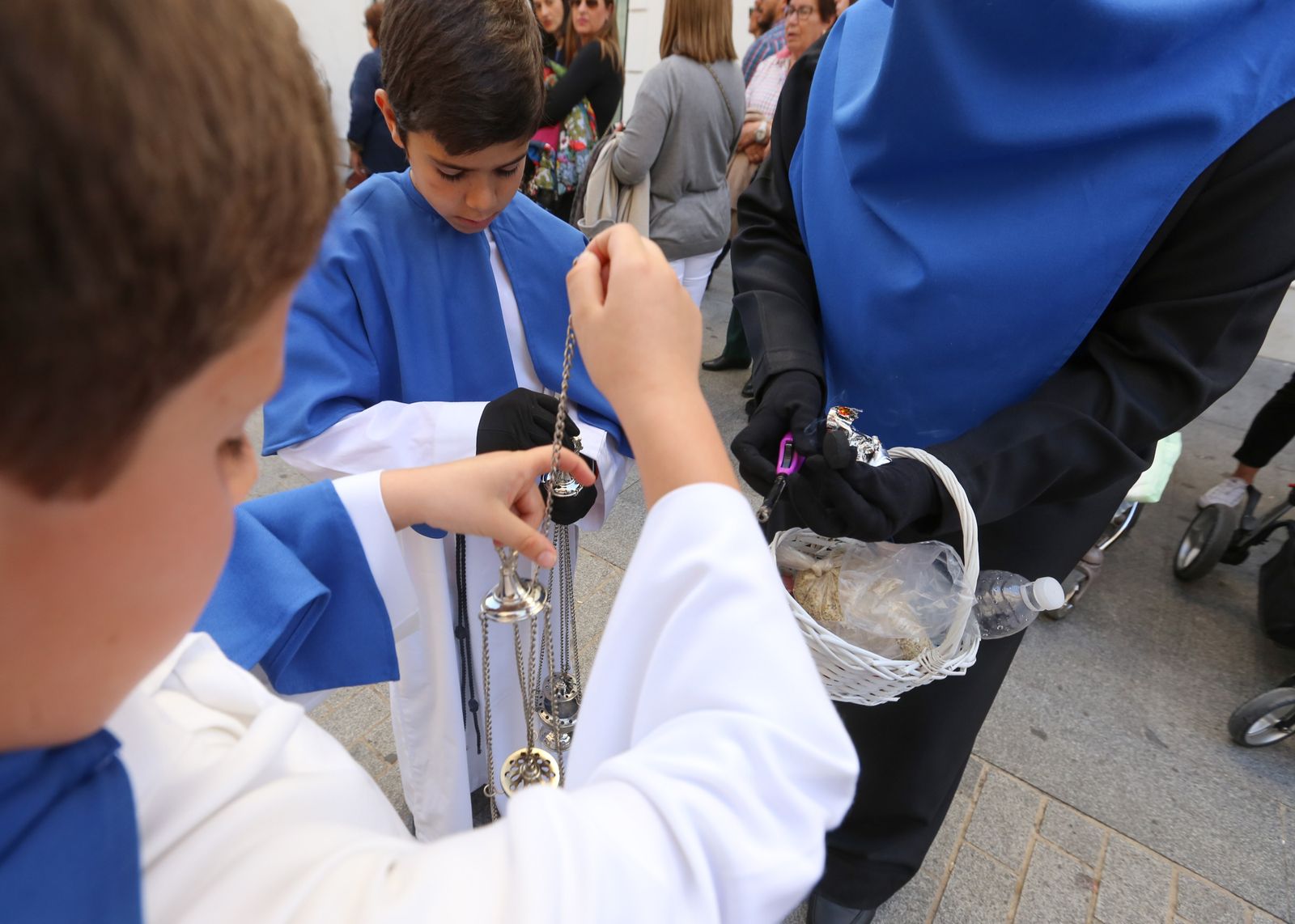 Imágenes de la procesión de Afligidos de Chiclana.
